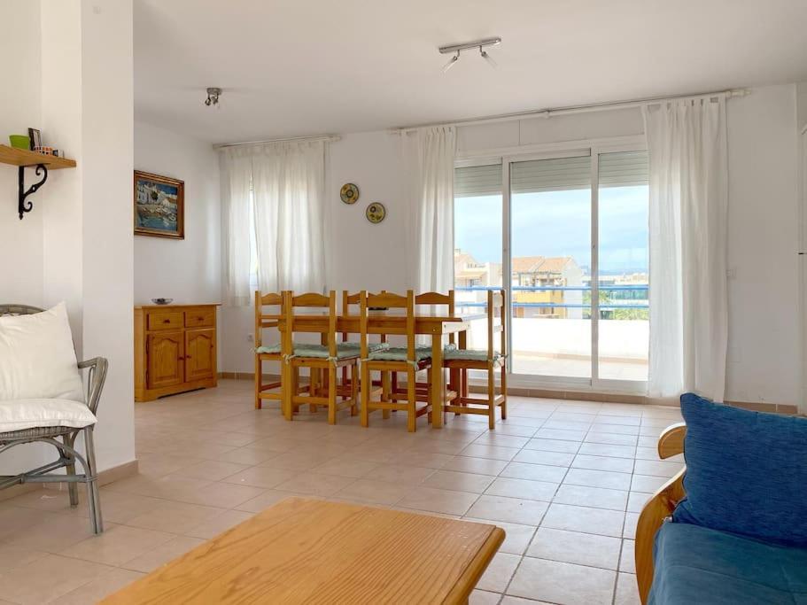 Atico Con Vistas Al Mar En Primera Linea De Playa Vera Eksteriør billede